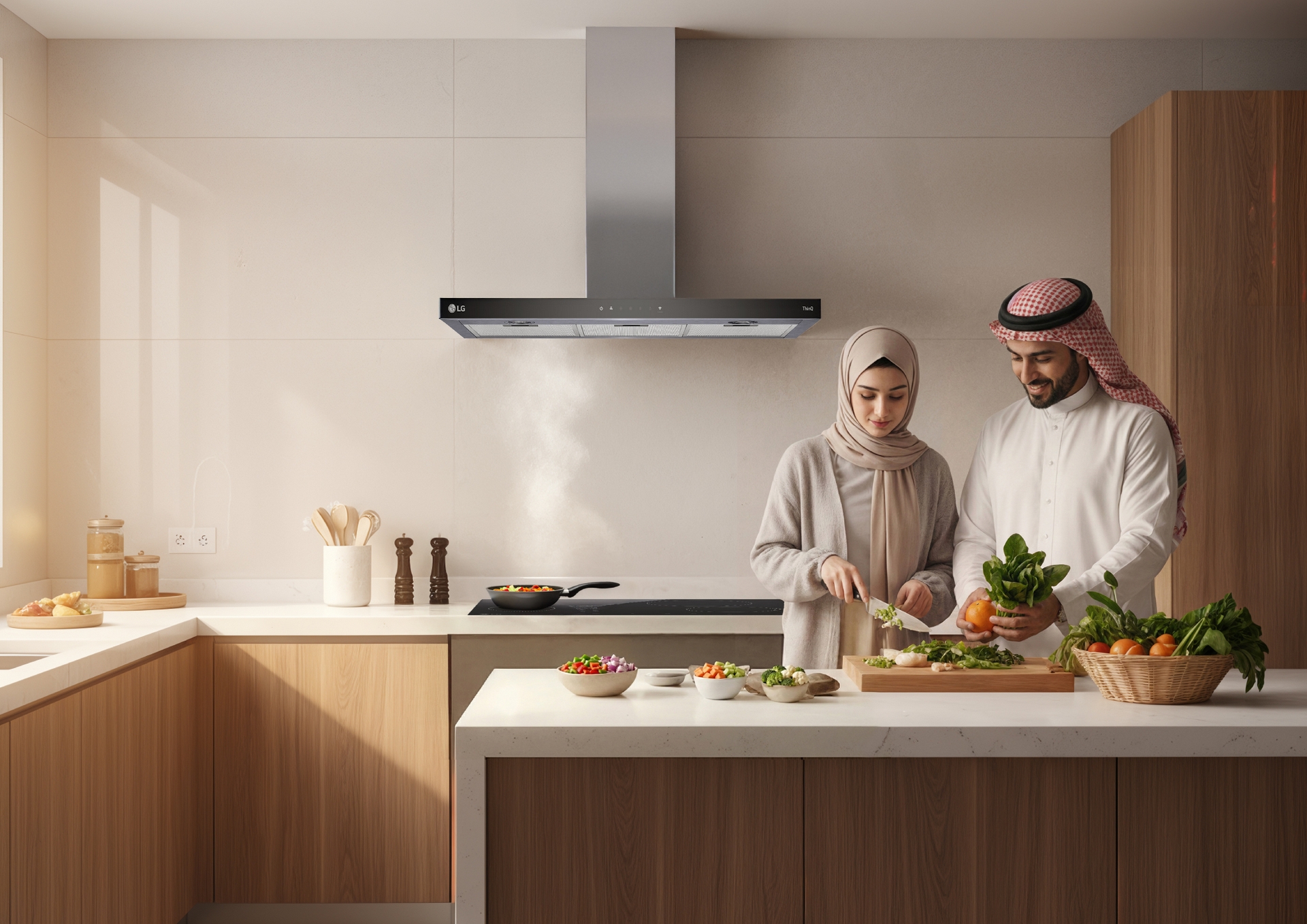  Autumn Gatherings & Gourmet Evenings: Creating a Cozy Kitchen Atmosphere with Your LG Induction Hob & ThinQ® Hood